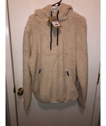 Chubbies Mens Large The Snow Day High Pile 2.0 Hooded Pullover Sweatshirt - $19.79