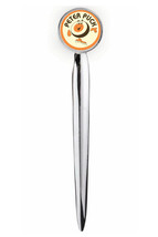 Peter Puck NHL Hockey Retro Letter Opener Metal Silver Tone Executive with case - $14.39