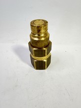 Faster Brass Male 1/2” Body X 3/4 Female NPT Flat Face Hydraulic Quick C... - $587.15 MXN