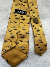 Hermes Silk Tie With Moles Made in France 7794FA - £55.90 GBP