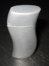 Vintage Abstract Shape Silver Tone Cigarette Lighter Holder Case - £5.62 GBP