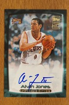 2002-03 Topps Special Edition Auto Alvin Jones SE-AJ Sixers Basketball Card - $4.94