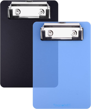 Mini Clipboard, Wisdompro 2 Pack 4&quot; X 6&quot; Small Clip Boards for Notepads, Memo Si - £9.83 GBP