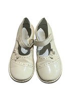 Vintage Ivory Patent Leather Mary Jane Shoes Size 32/1Y By Aster - $456.94 MXN