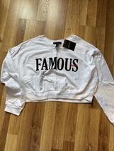 Forever 21 Long Sleeve Crop Top Size S - $147.42 MXN