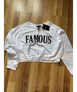 Forever 21 Long Sleeve Crop Top Size S - $146.70 MXN