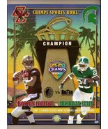 2007 Champs Bowl Game Program Boston College Michigan State - $98.95