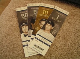 MLB 2014 &amp; 2011 NY Yankees Full Unused Ticket Stubs Yankee Stadium $3.99 Each! - £3.17 GBP