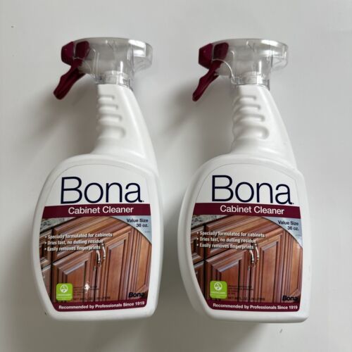 (2) Bona Wood Cleaner with Trigger Spray, 36 floz each