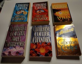 6 Catherine Coulter Romance Novels Historical &amp; Contemporary - £30.85 GBP