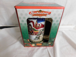 Budweiser Grant&#39;s Farm Holiday Stein Mug 1998 NIB - $9.99