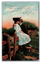 Romance Fumetto che Si Gode Me Stesso Non Preoccuparsi Unp Usato DB Cartolina U3 - £3.91 GBP