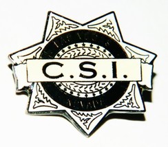 CSI: Las Vegas TV Series Police Logo Enamel Metal Pin NEW UNUSED - $9.74