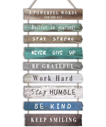 Inspirational Wall Art Decor for Office, Wooden Rustic Hanging Motivatio... - $587.01 MXN