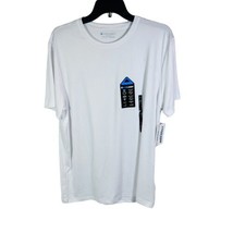 Coolkeep Men’s Tee  Shirt Stay Cool And Keep Dry All Day Color White Size Large - £11.96 GBP
