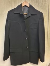 George Mens Black Suit Jacket Size 36" Express Shipping - $22.04