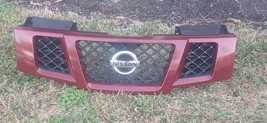 Fit 2008-2015 Nissan Armada Front Radiator Upper Grill Grille Metalllic Maroon - $266.31