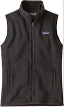 Pategonia Better Sweater Fleece Women&#39;s Vest Size-L Black - £39.48 GBP