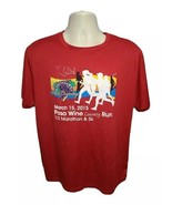 2015 Paso Wine Country Run 1/2 Marathon &amp; 5K Run Mens Red XL Jersey - $19.80
