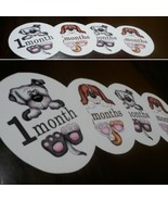 Monthly baby stickers puppies themed - €6,93 EUR