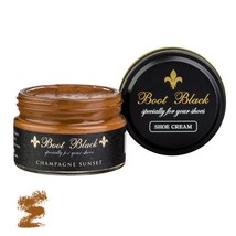 Boot Black Smooth Leather Shoe Cream 1919 - Amber Champagne - $26.99