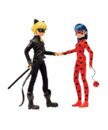 Miraculous Ladybug Mission Accomplished Ladybug &amp; Cat Noir 2-Pack Dolls - $565.00 MXN