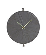 Modern Wood Wall Clock with Suspended Stand 16.25&quot;D - £46.35 GBP