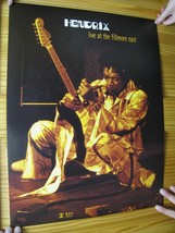 Jimi Hendrix Live Poster Au Fillmore East Numbered Body Shot Play Guitar... - $268.94