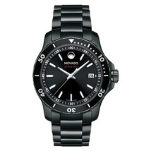 Movado 2600143 Series 800 Black Dial Black PVD Men&#39;s Watch - £391.81 GBP