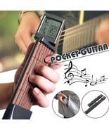 Pocket Portable Guitar Neck for Trainer Beginner &amp; Rotatable Chords Char... - $27.99