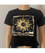 Cloud Dancer Luna Sun Graphic T-shirt Women’s Size Small color black - $8.15 CAD