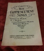 009 Vintage Ten Commencement Songs by Wilbur 35 Cents March Bros Publish... - $221.67 MXN