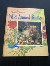 Walt Disney&#39;s Wild Animal Babies A Whitman Giant Tell-A-Tale Book Hardcover 1965 - £4.85 GBP