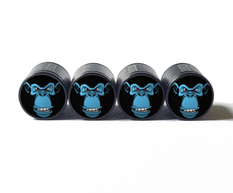 Angry Chimpanzee (Style 2) Tire Valve Caps - Aluminum - Set of Four - $15.99