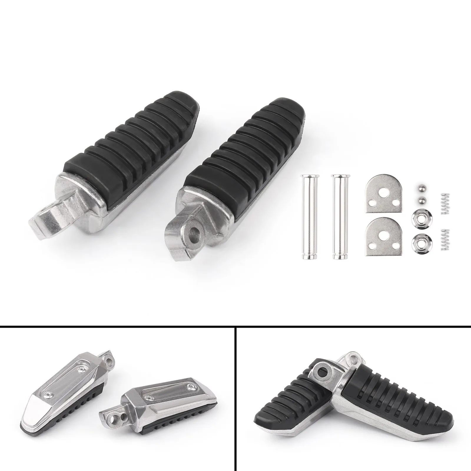Areyourshop Front or Rear Footrests Foot Pegs For Suzuki V-Strom DL 650 1000 GSX - £18.59 GBP