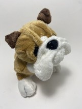 Ganz Webkinz Bulldog Tan and White No Code HM126 8 inches long - $7.87