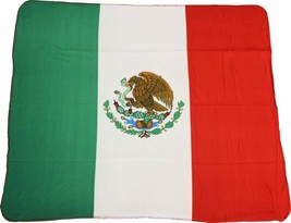 Mexico Mexican Flag Latino Deluxe Polar Micro Fleece 50&quot;X60&quot; Inch Warm Blanket - £19.18 GBP