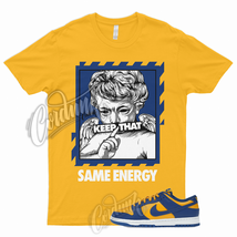 Gold ENERGY Shirt for Dunk Low UCLA Blue Jay University Yellow Michigan 1 Pollen - £20.05 GBP+
