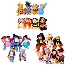 Winnie the Pooh Piglet Eeyore Tigger Plush Pellet Filled Toys NWT Disney Store - £5.99 GBP