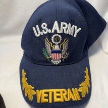 U.S. Army Veteran Baseball cap hat. Navy Embroidered Adjustable - $19.99