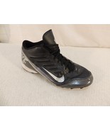Nike Landshark Football Cleat Men&#39;s 14 RIGHT CLEAT ONLY Black White Silv... - $28.96 CAD