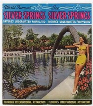 Silver Springs Florida Brochure Bridal Chamber International Attraction 1950&#39;s - £14.34 GBP