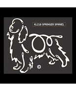 Springer Spaniel K Line Dog Breed Window Tattoo Decal - £7.56 GBP