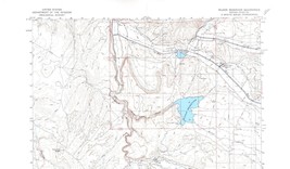 Wilson Reservoir Quadrangle Nevada 1964 Map Vintage USGS 15 Minute Topographic - £13.28 GBP