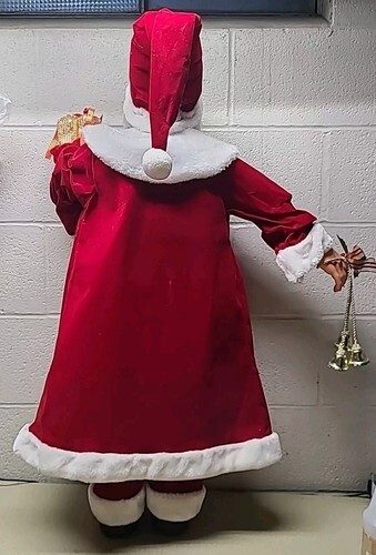 Northlight 36" Holly Berry Santa Claus with Presents and Gift Bag Christmas... Item image 4