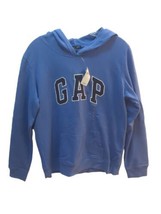 Gap women M Medium hoodie pullover spell-out blue NWT 2011 - £23.80 GBP