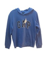 Gap women M Medium hoodie pullover spell-out blue NWT 2011 - £23.36 GBP