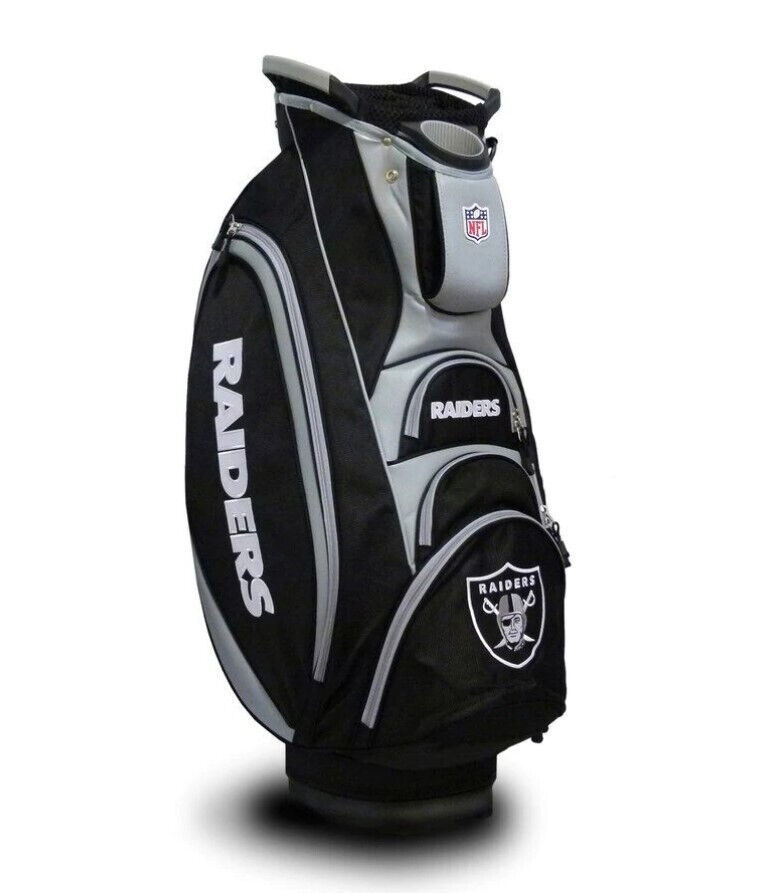 Primary image for Raiders Las Vegas Oakland NFL Victory Cart Bag Team Golf Embroidered Logo