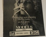 Models Inc Tv Show Print Ad Vintage Fox TPA2 - £4.66 GBP