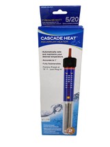 Penn Plax Cascade Heat Aquarium Heater 5 gallons 25 watt - £9.43 GBP